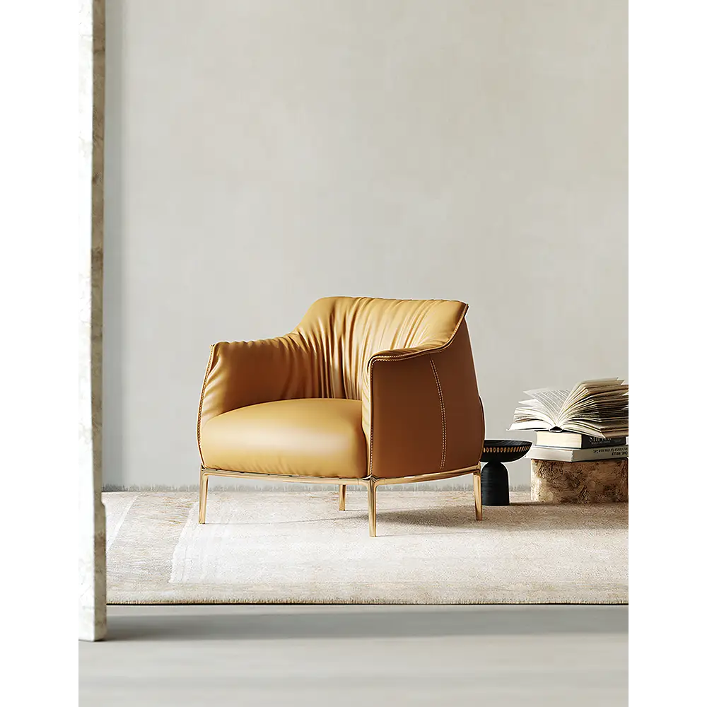 Abelard Armchair, Leather