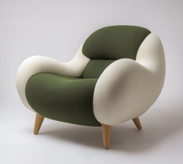 Organic Modern Accent Chair